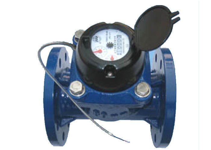 DN80 Cast Iron Multi Jet Woltman Water Meter / Vane Wheel Magnetic Hot Water Meter